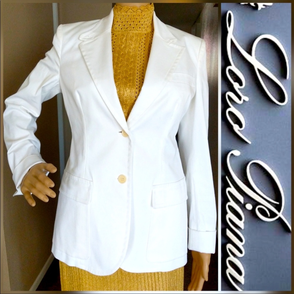 Loro Piana white blazer jacket SZ 44